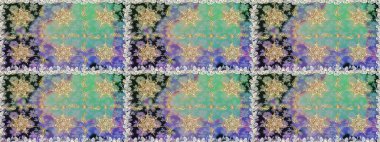 Tarafsız ve gri renklerde geleneksel, klasik, altın, pürüzsüz desen. Barok tarzında kusursuz bir doğulu süsü..