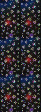 Suluboya çiçekli çiçek deseni. Raster illüstrasyonu. Asyalı tekstil renkleri.