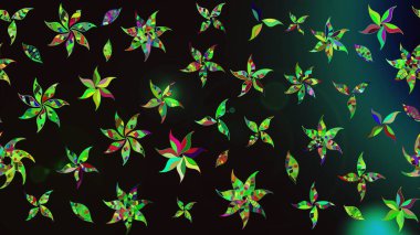 Flowers on black and gray colors. Flat Flower Elements Design. Floral sketch pattern background, summer flowers. Colour Spring Theme sketch pattern Background.