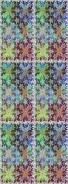 Altın antika ortaçağ dekoratifi, yaprakları ve gri renklerde altın desenli süslemeleri olan pürüzsüz bir şablon. Kusursuz kraliyet lüksü, altın barok kumaş rengi..