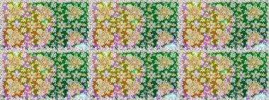 Altın kar taneleri basit, pürüzsüz desen. Kış sembolü, Mutlu Noeller, Mutlu yıllar 2019. Soyut duvar kâğıdı, ambalaj dekorasyonu. Tarafsız ve yeşil renklerde Raster altın deseni.