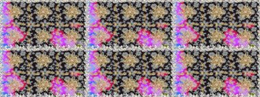 Geleneksel oryantasyon süsü. Kusursuz klasik raster altın desenli. Gri ve nötr renklerde altın elementlerle kusursuz desen. Klasik vintage arkaplan.