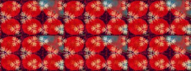 Tekstil, kumaş, kapaklar, duvar kağıtları, baskı, naylon, koleksiyon defteri, örgü, dekupaj için güzel bir eskiz. Küçük kırmızı ve kahverengi çiçeklerle oldukça kaliteli besin torbası deseni.