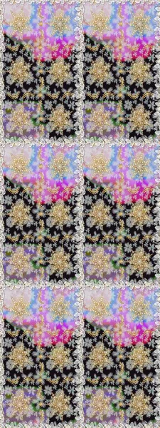 Gri ve nötr renklerde altın elementlerle kusursuz desen. Klasik klasik klasik arka plan. Geleneksel oryantasyon süsü. Kusursuz klasik raster altın desenli. Raster illüstrasyonu.