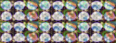 Tarafsız ve gri renklerde çiçekler. Küçük çiçekteki sevimli çiçek deseni. Raster illüstrasyonu.