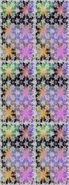 Parlak dantel, stilize çiçekler, şal desenli. Raster. Gri renklerde, altın elementlerle kusursuz desen. Kusursuz altın desenli bukleler. Doğu tarzı arabesk. Zarif altın deseni aç.