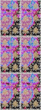 Tarafsız ve gri renklerde altın elementli pürüzsüz desen. Şam tasarım için kusursuz desen.