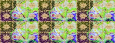 Senin tasarımın için, duvar kağıdı. Altın renkli çizim çizimi. Altın çiçekli yeşil renklerde altın eskiz deseni. Raster geometrik arkaplanı.