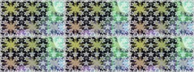 Gri renkli ve altın elementli altın desenli. Raster oryantal süs. Kusursuz altın desen.