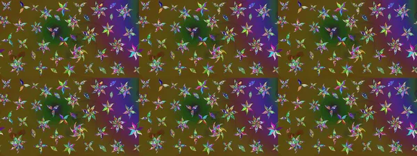 Yeşil ve kahverengi renklerde. Anti-stres için soyut örnek sayfası. Raster illüstrasyonu.