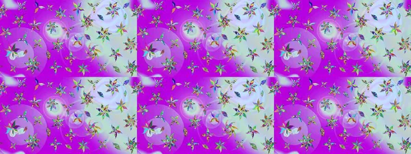 Çiçek desenli raster, mor ve nötr çizgi grafik desenli soyut raster arkaplan. Modern stil dokusu.
