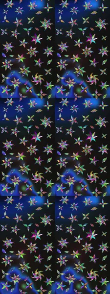 Güzel kumaş deseni. Zentangle soyut çiçekleri. Renkli Bahar Teması eskiz kalıbı. Raster illüstrasyonu. Karalama çiçeği. Düz Çiçek Elementleri Tasarımı.