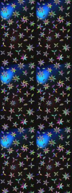 Çiçek kompozisyonu, el boyası, hassas şablon. Sevgililer günü ve tebrik kartı konsepti için şık bir davetiye. Üst manzara, yumuşak gri ve mavi renk. Manzaralı çiçek deseni.