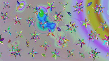 Güzel kumaş deseni. Hoş bir çiçek geçmişi var. Raster illüstrasyonu. Küçük çiçekte çizim deseni.