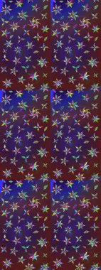 Parlak renkli çiçekleri ve mor ve mor renkli yaprakları olan harika bir çiçek deseni. Modern çiçek arkaplanı. Moda baskıları için zarif bir şablon. Halk stili.