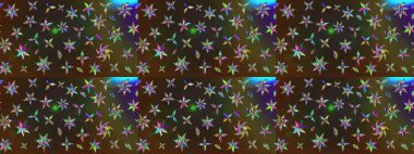 Eskiz arkaplan modeli. Suluboya, elle çizilmiş. Vadinin çiçekleri kahverengi ve gri renklerde. Raster - stok.