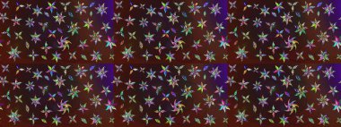 Raster Moda kumaş deseni. Çizgi çizimi kalıbı. Şirin çiçekler..