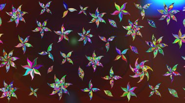 Güzel suluboya çiçekler, parlak resimler ilham verici ve mor çiçek desenli eskiz arka planı. Raster..