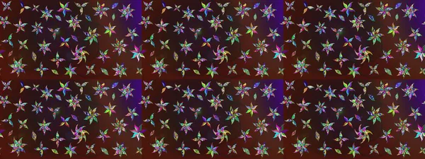 Raster Moda kumaş deseni. Çizgi çizimi kalıbı. Şirin çiçekler..