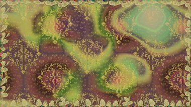 Modern çiçek arkaplanı. Parlak renkli çiçekleri ve kahverengi ve nötr renklerde yaprakları olan şaşırtıcı, pürüzsüz çiçek deseni. Moda baskıları için zarif bir şablon. Halk stili.