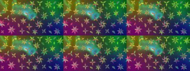 Çiçekli çiçek deseni, suluboya. Süslü kumaş deseni. Raster deseni.