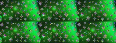 Renkli etnik çiçeklerle süslenmiş zarif bir eskiz şekli. Asya Tekstil 'inde Raster Çiçek İllüstrasyonu.