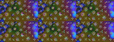 Çizim çiçek deseni duvar kağıdı, web sitesi arka planı, ambalaj kağıdı, davetiye, broşür, afiş veya web sitesi için kullanılabilir. El çizimi Raster çizimi. Parlak elementlerin.