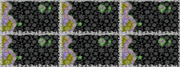 Çiçek deseni. Duvar kâğıdı barok, İspanyol kumaşı. Kusursuz raster arka plan. Kahverengi ve bej renklerde altın elementler. Şekil grafik deseni.