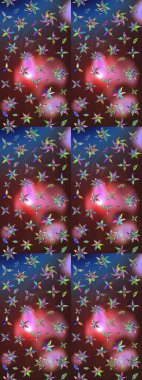 Zentangle soyut çiçekleri. Karalama çiçeği. Raster illüstrasyonu. Güzel kumaş deseni. Renkli Bahar Teması eskiz kalıbı. Düz Çiçek Elementleri Tasarımı.