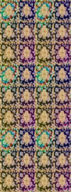 Altın desenli çiçek dekoru. Doğu tarzı element. Bej renklerde altın element. Tasarım şablonu için çizgi çizimi sınırı. Davetiyeler, kartlar, web sayfası için Raster illüstrasyonu.