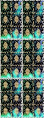 Çiçek deseni. Duvar kâğıdı barok, İspanyol kumaşı. Kusursuz raster arka plan. Kahverengi ve bej renklerde altın elementler. Şekil grafik deseni.