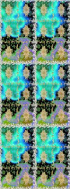 Çiçek deseni. Duvar kâğıdı barok, İspanyol kumaşı. Kusursuz raster arka plan. Kahverengi ve bej renklerde altın elementler. Şekil grafik deseni.