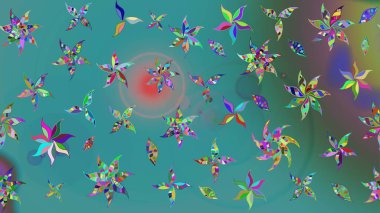 Tekstil veya kitap kapakları, imalat, duvar kağıtları, baskı, hediye paketi ve yapıştırma kitabı için çiçek eskizi geçmişi. Küçük çaplı çiçeklerdeki basit şirin desenler. Raster illüstrasyonu.