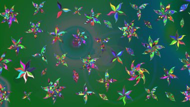 Klasik çiçek desenli. Yumuşak pamuk tasarımı. Yumuşak fayans. Raster 'ın taze dokusu. Paketleme, tekstil, duvar kağıdı için çiçek arkaplanı.