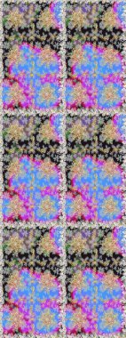 El yapımı dekoratif çerçeve, albüm kapağı, tebrik kartı, klasik Art deco tarzı. Altın karalama fantezi yapraklarından Raster soyut çiçek çelengi ve gri ve nötr renklerde çiçek..