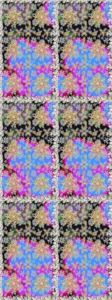 El yapımı dekoratif çerçeve, albüm kapağı, tebrik kartı, klasik Art deco tarzı. Altın karalama fantezi yapraklarından Raster soyut çiçek çelengi ve gri ve nötr renklerde çiçek..