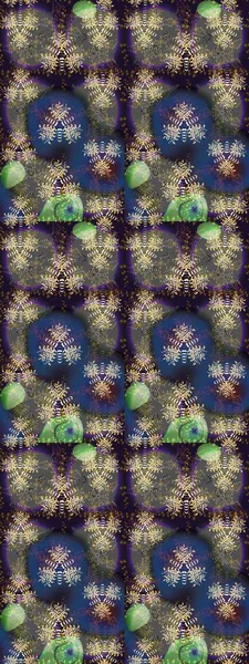 Motley illüstrasyonu. Gri ve mor çiçekli bahar çiçekleri. Küçük renkli çiçekler. Küçük çiçekte güzel bir desen. Moda baskıları için zarif bir şablon.