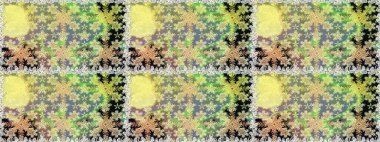 Tarafsız ve bej renklerde altın desenli altın elementler. İslam tasarımı. Çiçek kiremitleri. Raster altın tekstil baskısı. Kusursuz desenli oryantal süs.