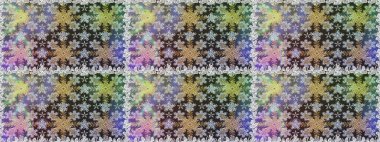 Şık bir grafik desen. Kusursuz raster arka plan. Gri ve nötr renklerde altın elementler. Çiçek deseni. Duvar kâğıdı barok, İspanyol kumaşı.