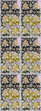 Tarafsız ve gri renklerdeki altın desenli altın elementler. Arkaplan, kumaş, altın duvar kağıdı. Raster altın pürüzsüz desen. Düz elle çizilmiş vintage koleksiyonu.