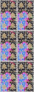 Raster oryantal süs. Kusursuz altın desen. Gri ve nötr renklerde altın elementlerle kusursuz desen.