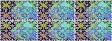 Çiçekli süslemeli, pürüzsüz bir desen. Doğu tarzında klasik tasarım öğesi. Geleneksel Arap dekoru mavi renklerde. Süslü dantel iz sürücü. Duvar kağıdı için altın süslü illüstrasyon.