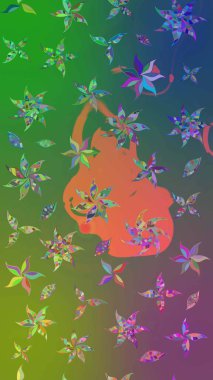 Kızılderili desenli desenli desenli şal deseni. Raster Henna dövme stili. Etnik Mandala süsü. Tekstil, tebrik kartı, boyama kitabı, telefon kılıfı baskısı için kullanılabilir.