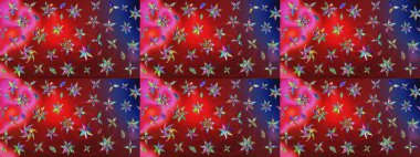 Zarif, parlak ve eskiz kırmızı ve kahverengi desenli. Sabıka baskıları, bebek kıyafetleri, duvar kâğıtları, paket kutuları vb..