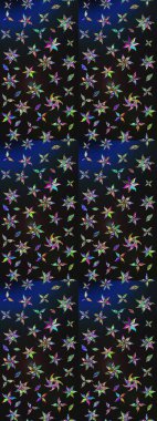 Gri ve mavi renkte çiçekler. Raster illüstrasyonu. Çiçek desenli eskiz, vuruşlar, sıçramalar, yaz çiçekleri..