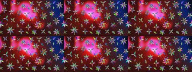 Kahverengi ve kırmızı renkte çiçekli çiçek deseni. Suluboya tarzında kahverengi ve kırmızı renkte çiçekler.