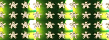 Yeni yıl dekoratif kar taneleri arka planı. El çizimi Noel Raster illüstrasyonu. Kış Kar Taneleri Karalamaları.