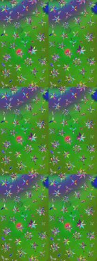 Karalama çiçekleri çizim kalıbı. Art Inspi tarzı çiçekler ve arka plan bırakıyor. El çizimi desen. Raster deseni.