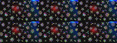 Çiçekli çiçek deseni, suluboya. Raster deseni. Süslü kumaş deseni.