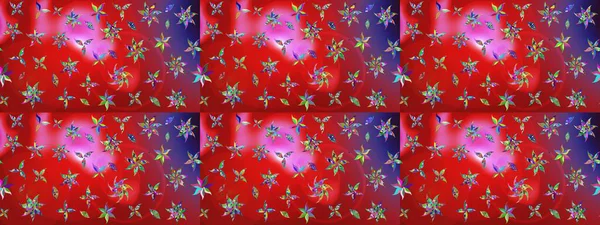 Çiçekli çiçek deseni, suluboya. Raster deseni. Küçük çiçekte güzel bir çiçek deseni..